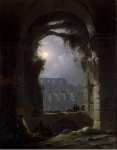 Carus Carl Gustav View of the Colosseum by Night  - Hermitage